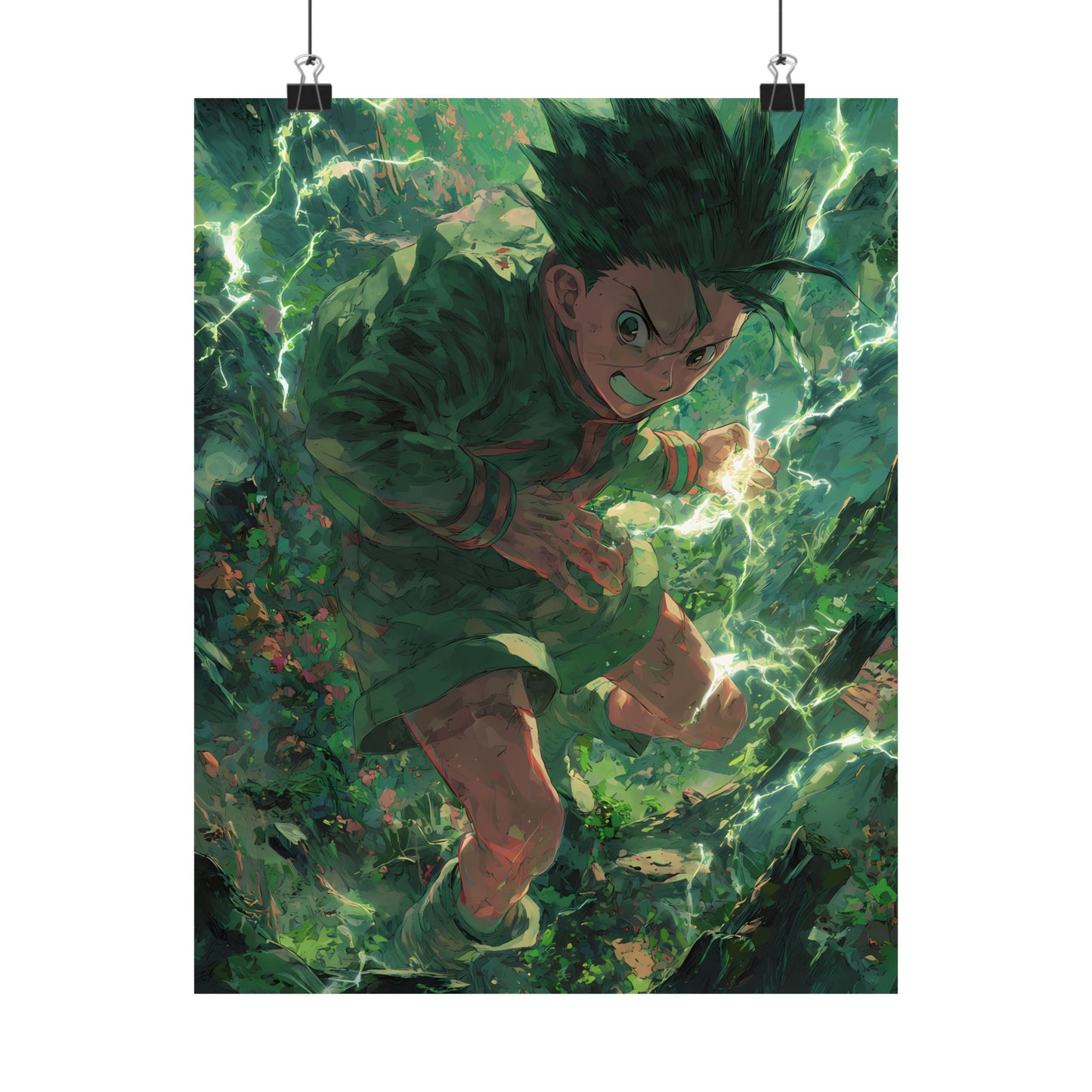 Gon Freecss, Hunter X Hunter Anime Matte Vertical Poster Wall Art