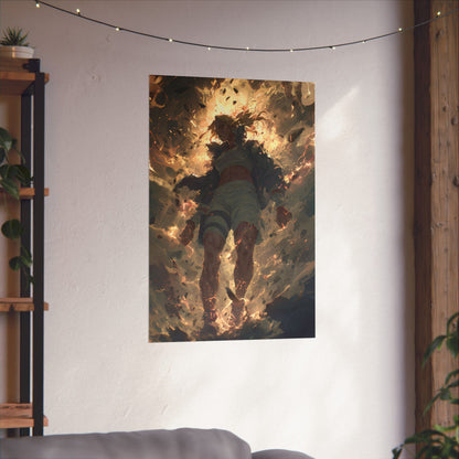 Tsunade Senju, Naruto Shippuden Anime Fan Art Matte Vertical Poster Wall Art