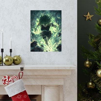 Tornado Of Terror Tatsumaki, One Punch Man Anime Matte Vertical Poster Wall Art
