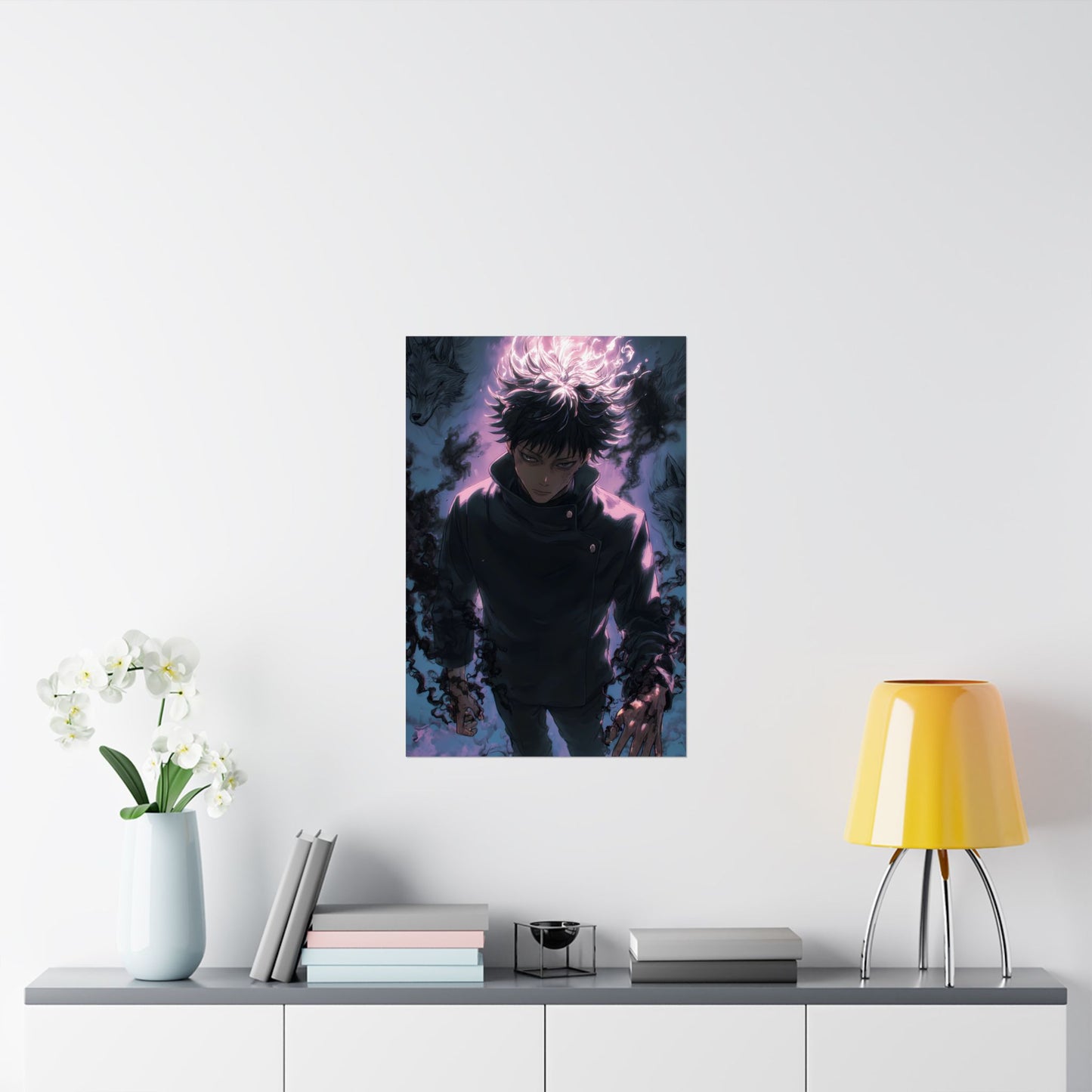 Megumi Fushiguro, Jujutsu Kaisen Anime Matte Vertical Poster Wall Art