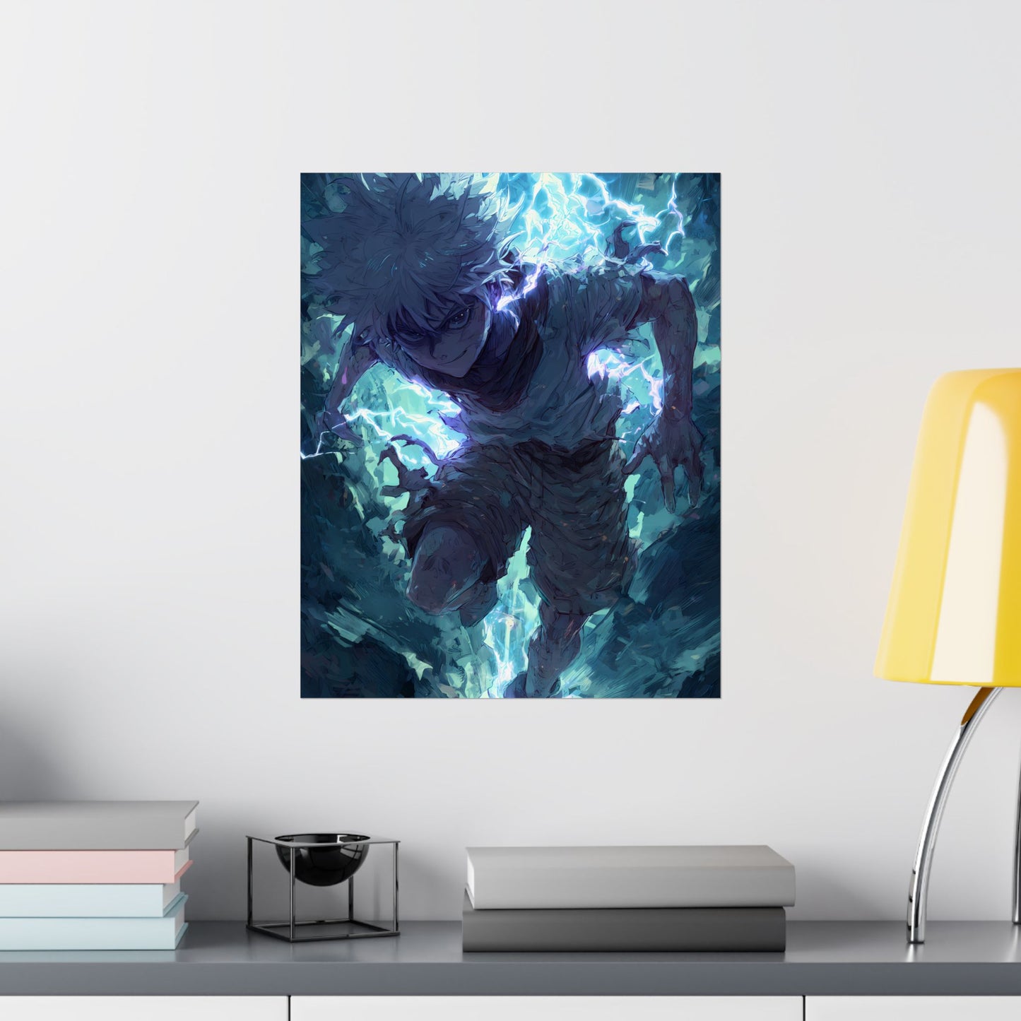 Killua Zoldyck, Hunter X Hunter Anime Matte Vertical Poster Wall Art