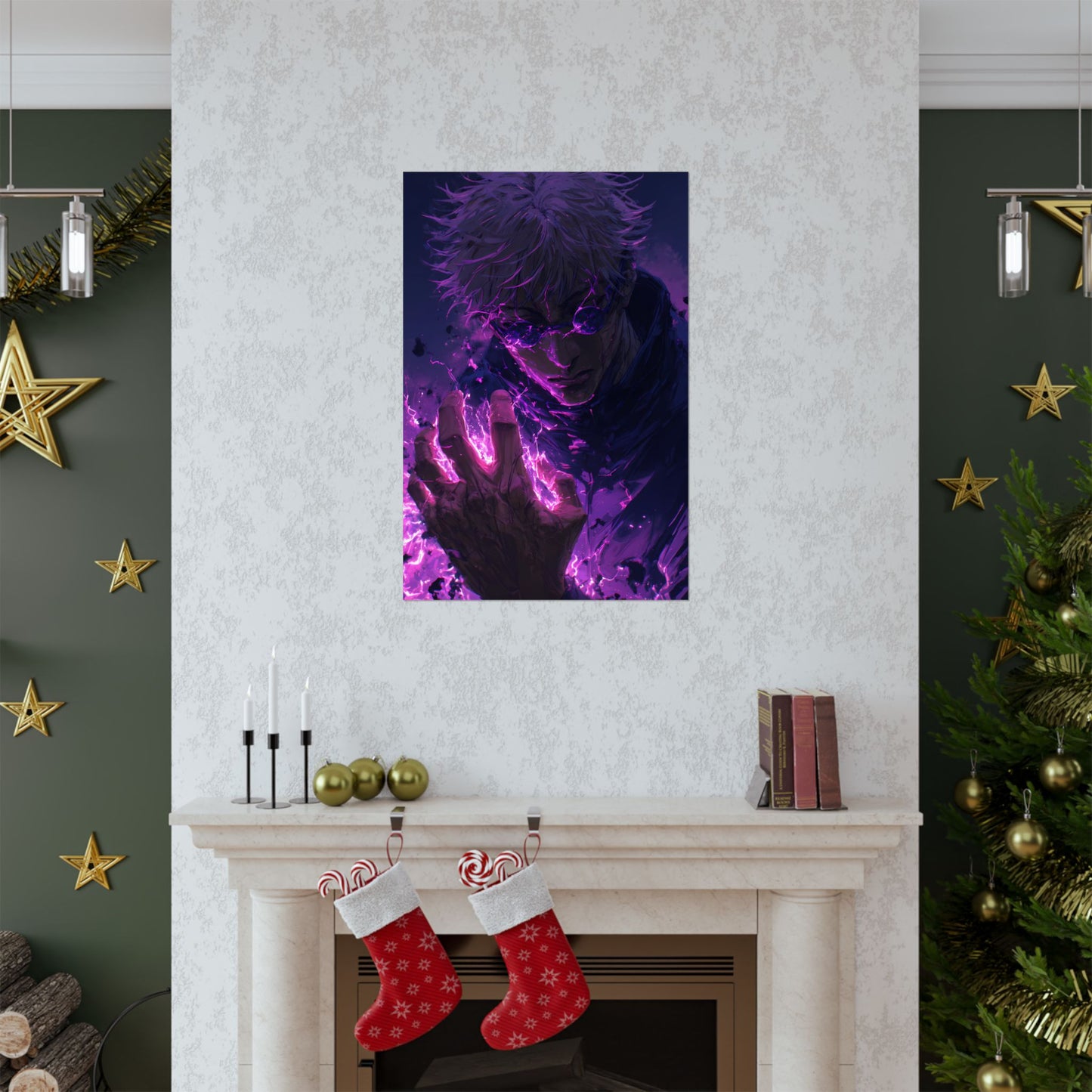 Gojo Satoru, Limitless Power Jujutsu Kaisen Anime Matte Vertical Poster Wall Art