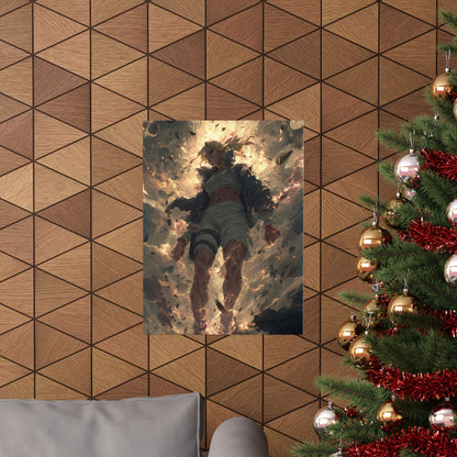 Tsunade Senju, Naruto Shippuden Anime Fan Art Matte Vertical Poster Wall Art