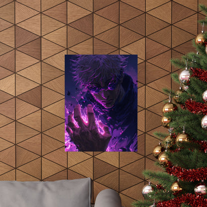 Gojo Satoru, Limitless Power Jujutsu Kaisen Anime Matte Vertical Poster Wall Art