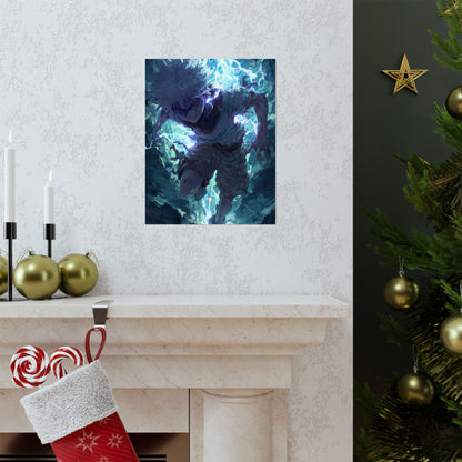 Killua Zoldyck, Hunter X Hunter Anime Matte Vertical Poster Wall Art