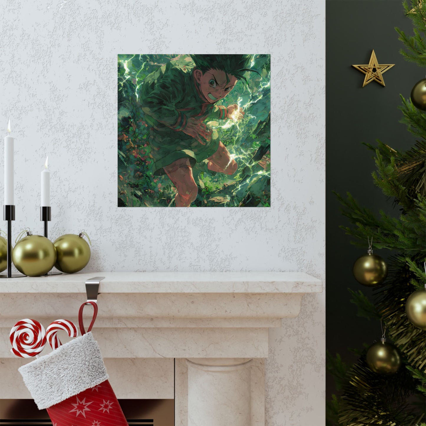 Gon Freecss, Hunter X Hunter Anime Matte Vertical Poster Wall Art