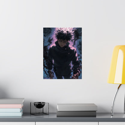 Megumi Fushiguro, Jujutsu Kaisen Anime Matte Vertical Poster Wall Art