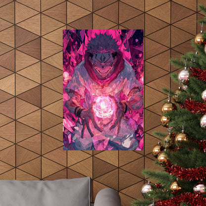 Ryomen Sukuna, Jujutsu Kaisen Anime Matte Vertical Poster Wall Art