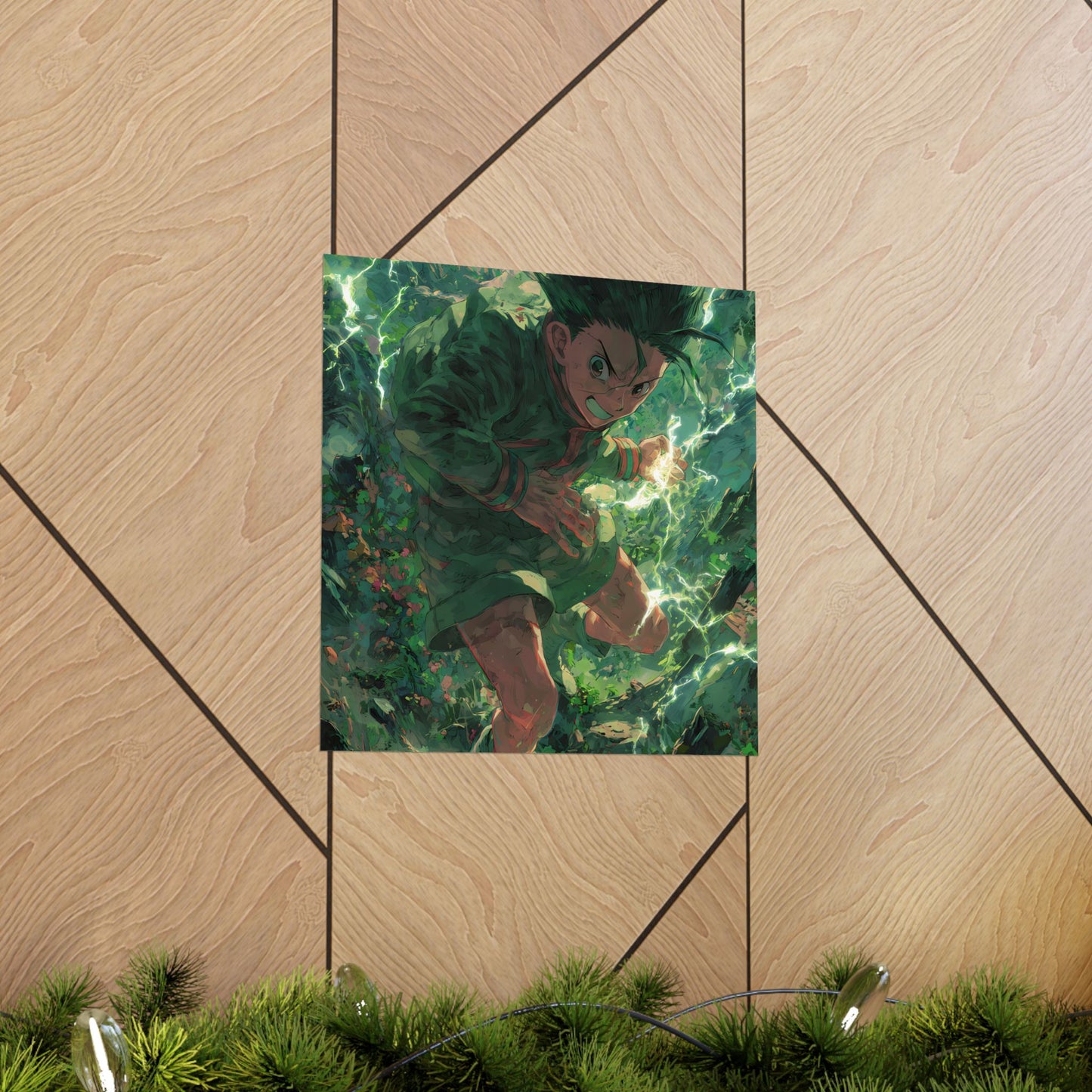 Gon Freecss, Hunter X Hunter Anime Matte Vertical Poster Wall Art