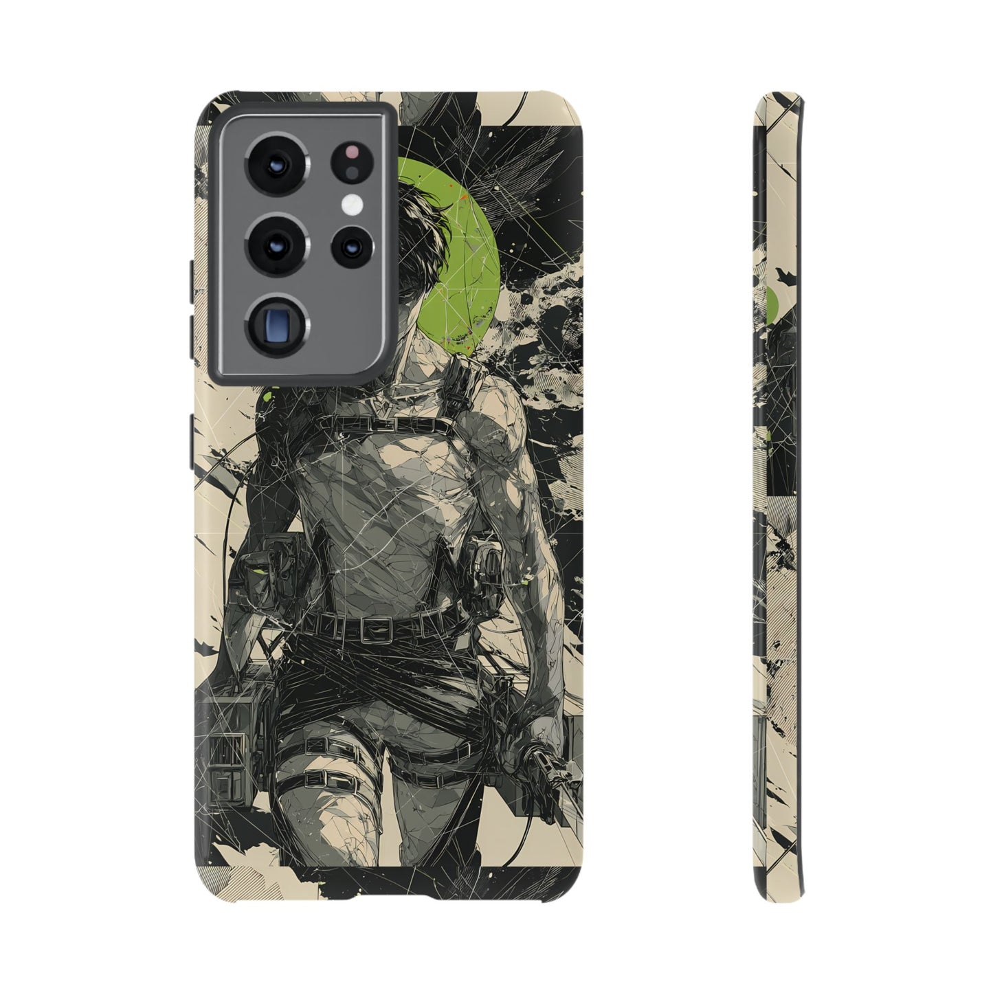 Captain Levi Ackerman, Attack On Titan Anime-Inspired Phone Case: Tough Cases, Phone Cover