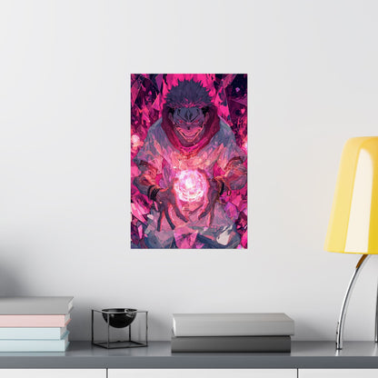 Ryomen Sukuna, Jujutsu Kaisen Anime Matte Vertical Poster Wall Art