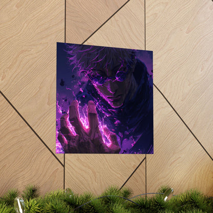 Gojo Satoru, Limitless Power Jujutsu Kaisen Anime Matte Vertical Poster Wall Art