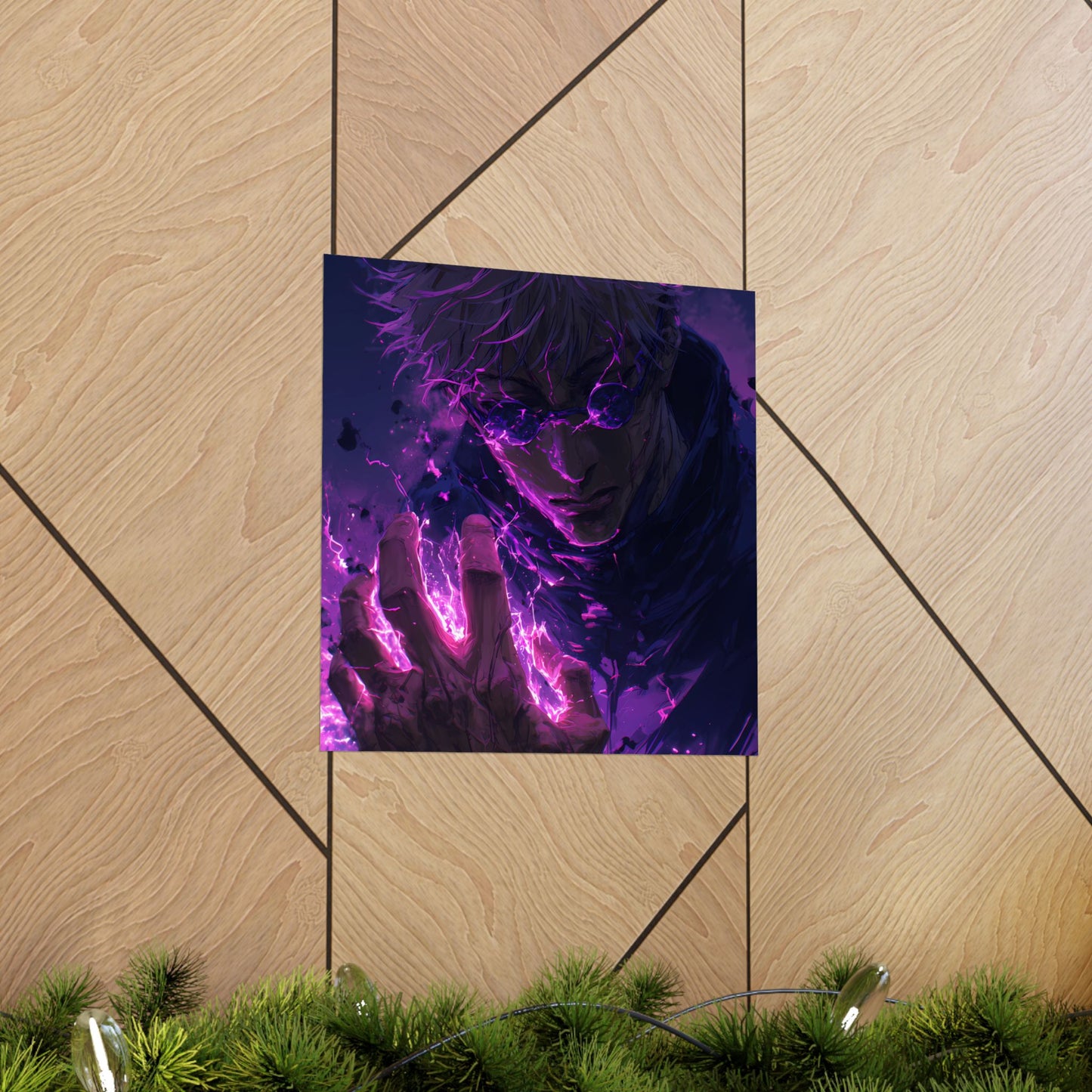 Gojo Satoru, Limitless Power Jujutsu Kaisen Anime Matte Vertical Poster Wall Art