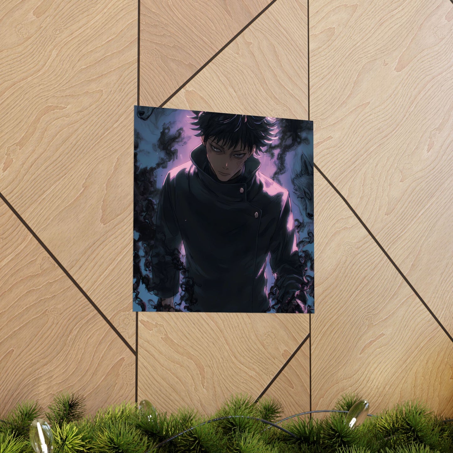 Megumi Fushiguro, Jujutsu Kaisen Anime Matte Vertical Poster Wall Art