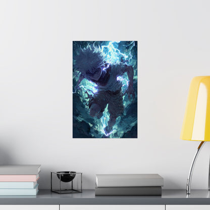 Killua Zoldyck, Hunter X Hunter Anime Matte Vertical Poster Wall Art