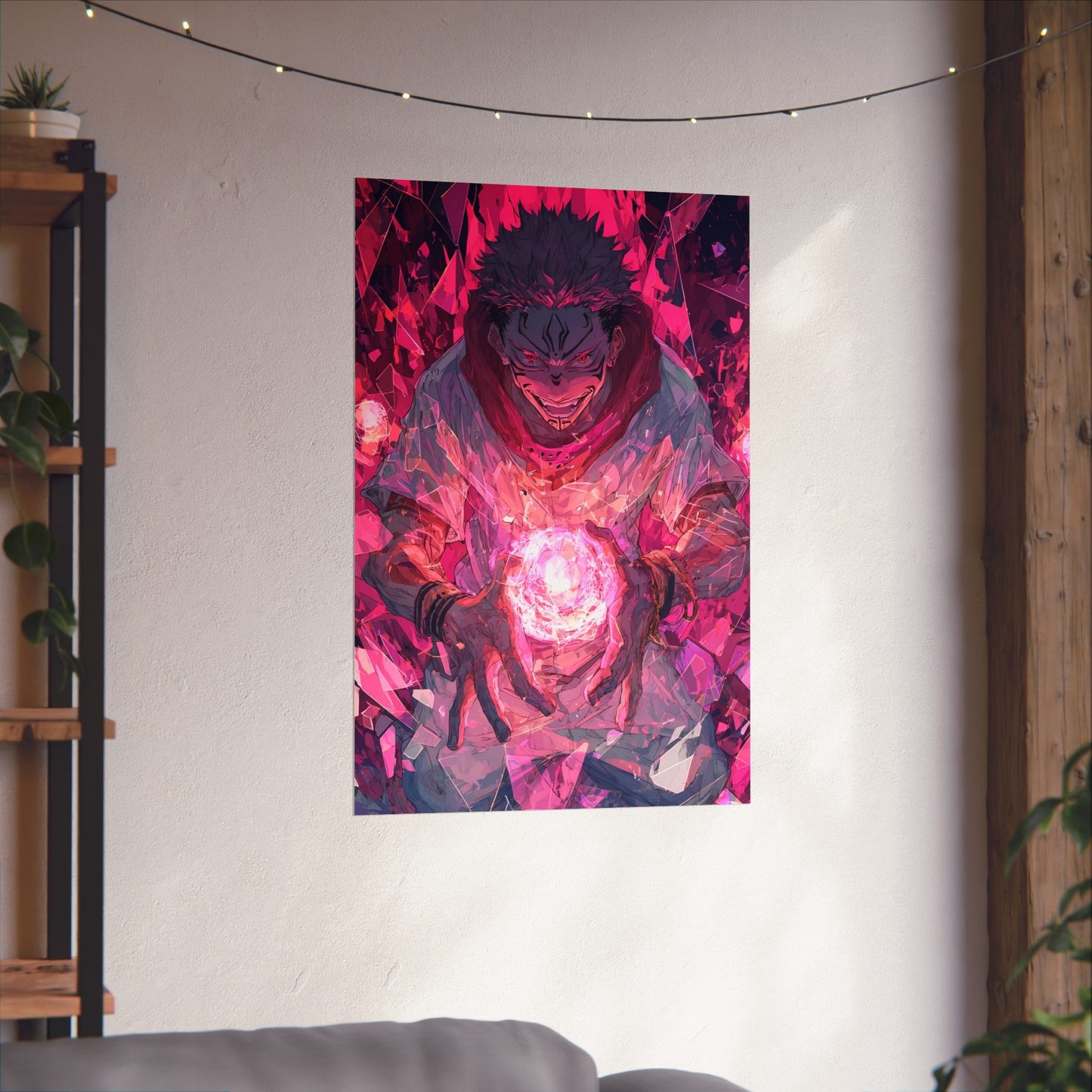 Ryomen Sukuna, Jujutsu Kaisen Anime Matte Vertical Poster Wall Art