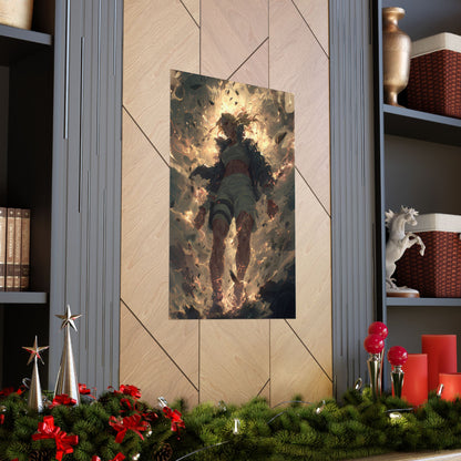 Tsunade Senju, Naruto Shippuden Anime Fan Art Matte Vertical Poster Wall Art