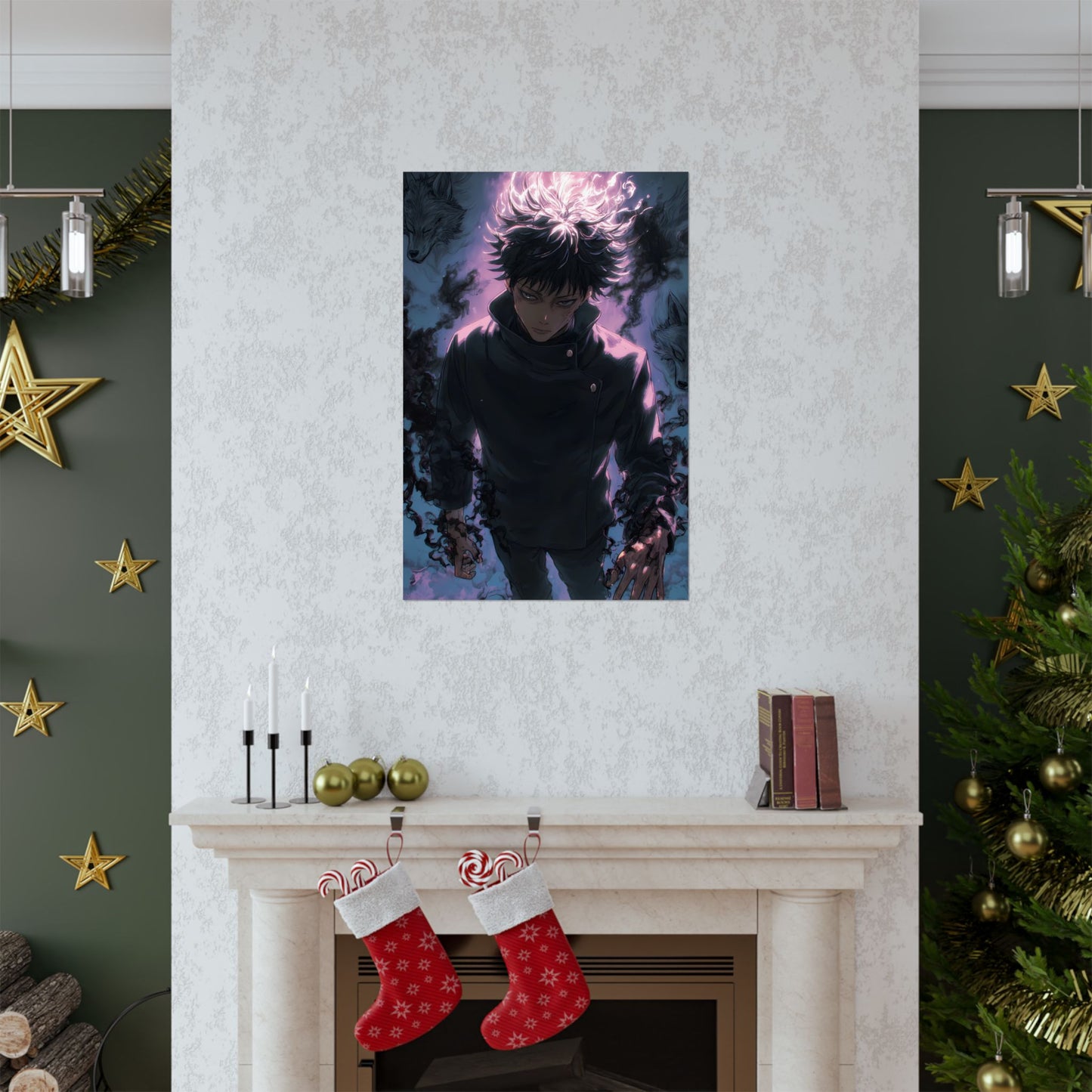 Megumi Fushiguro, Jujutsu Kaisen Anime Matte Vertical Poster Wall Art