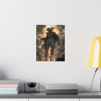 Tsunade Senju, Naruto Shippuden Anime Fan Art Matte Vertical Poster Wall Art