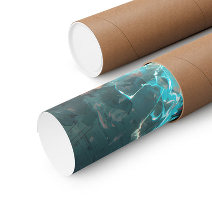 Killua Zoldyck Godspeed, Hunter X Hunter Anime Matte Vertical Poster Wall Art