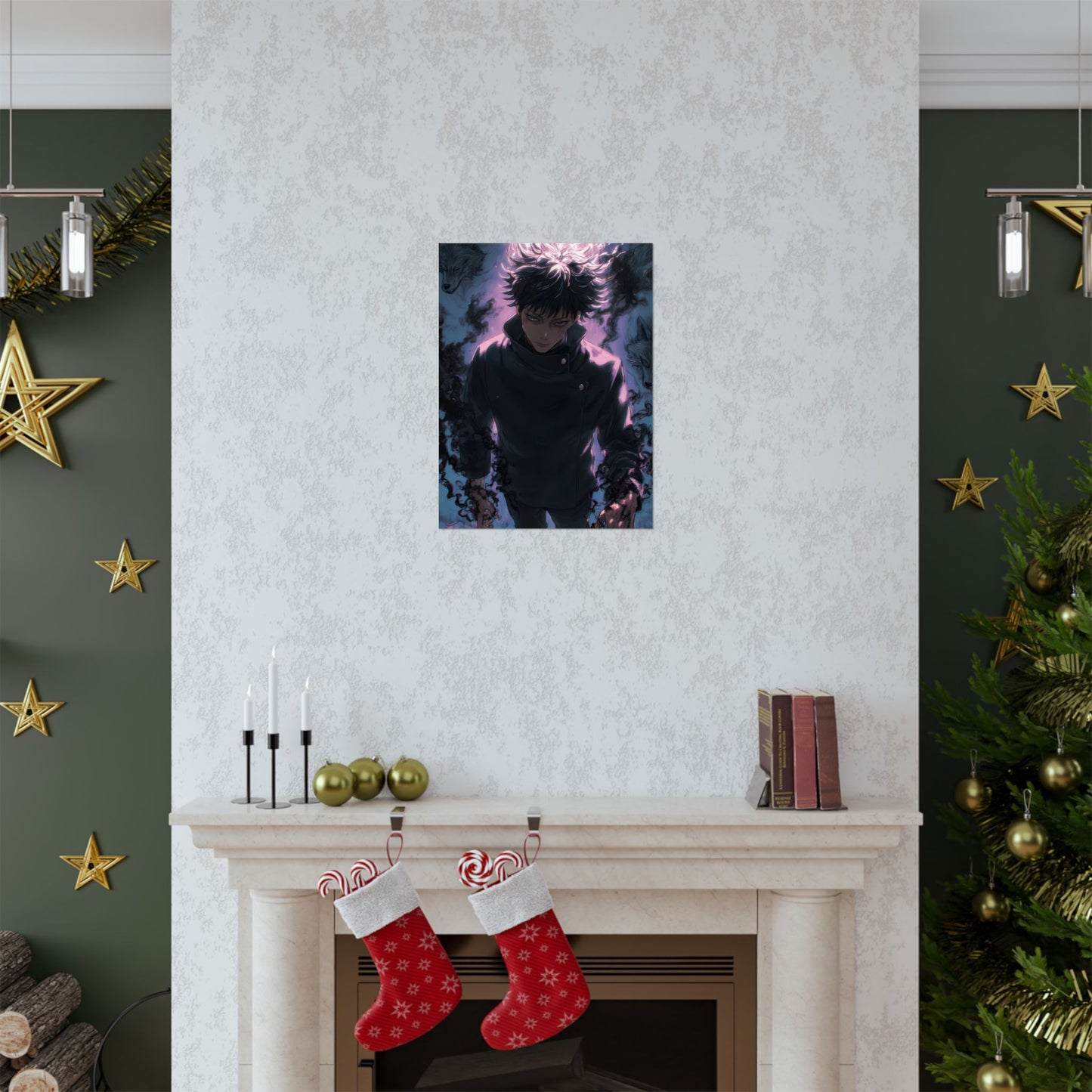 Megumi Fushiguro, Jujutsu Kaisen Anime Matte Vertical Poster Wall Art