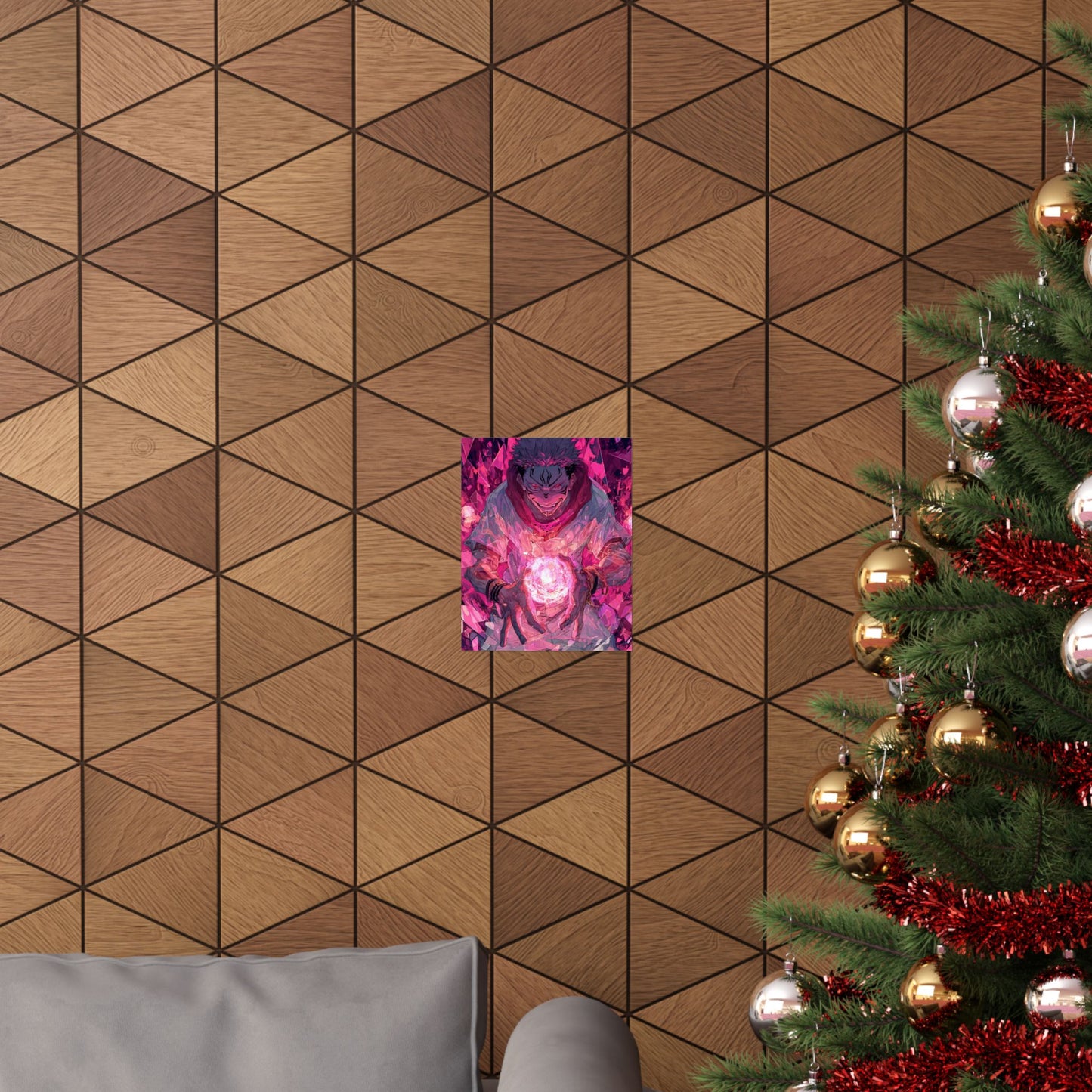 Ryomen Sukuna, Jujutsu Kaisen Anime Matte Vertical Poster Wall Art