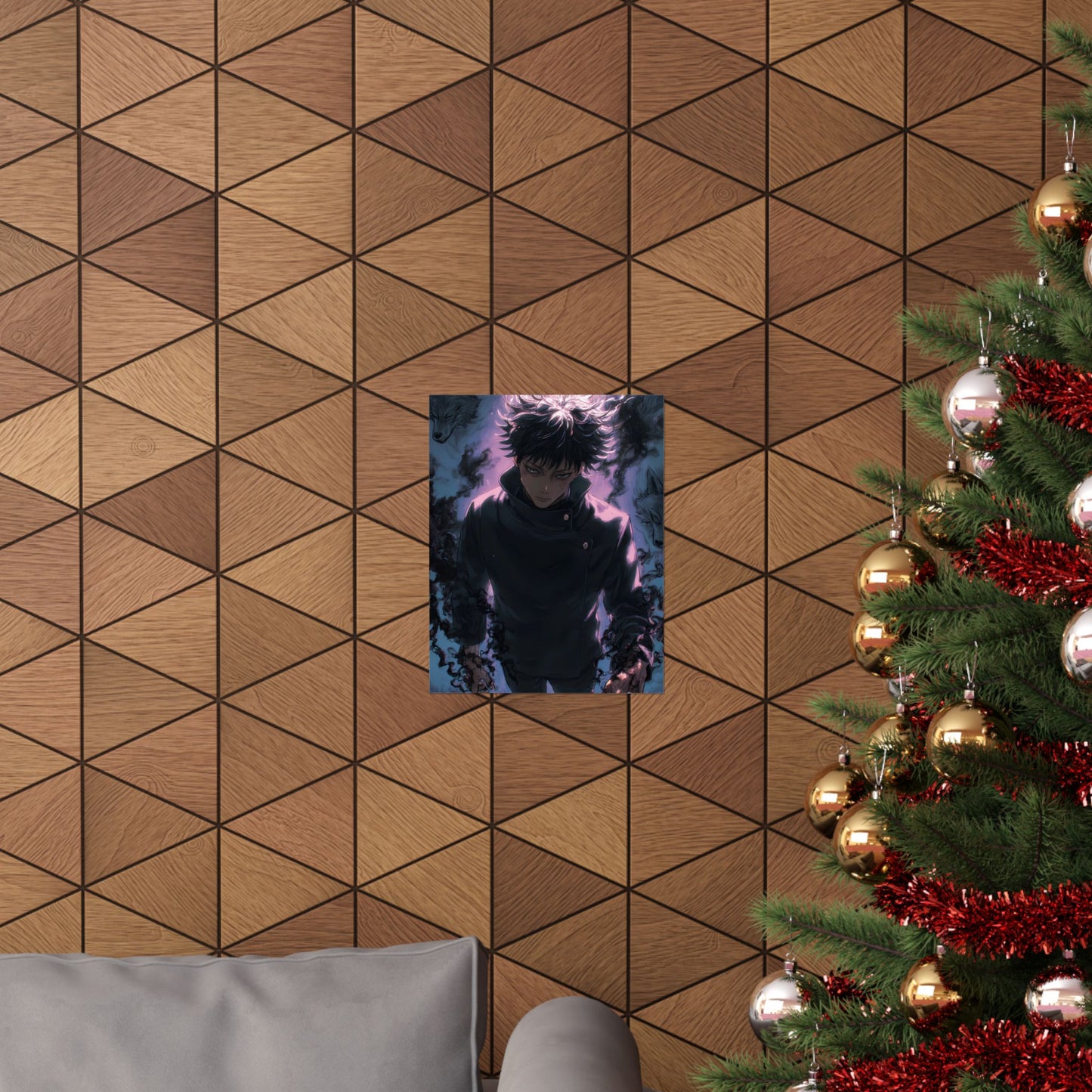 Megumi Fushiguro, Jujutsu Kaisen Anime Matte Vertical Poster Wall Art