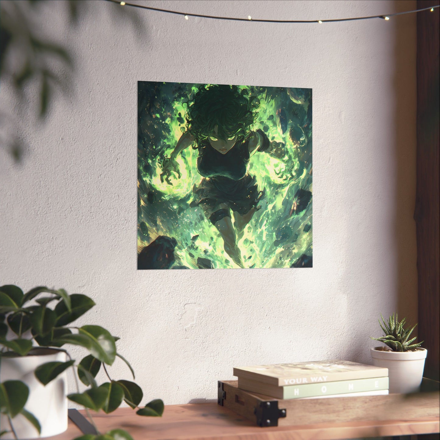 Tornado Of Terror Tatsumaki, One Punch Man Anime Matte Vertical Poster Wall Art