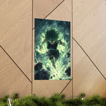 Tornado Of Terror Tatsumaki, One Punch Man Anime Matte Vertical Poster Wall Art