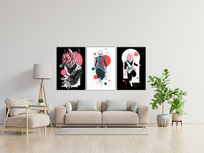 Dragon Ball Anime Posters, Matte Vertical Poster Wall Art 24 in x 36 in