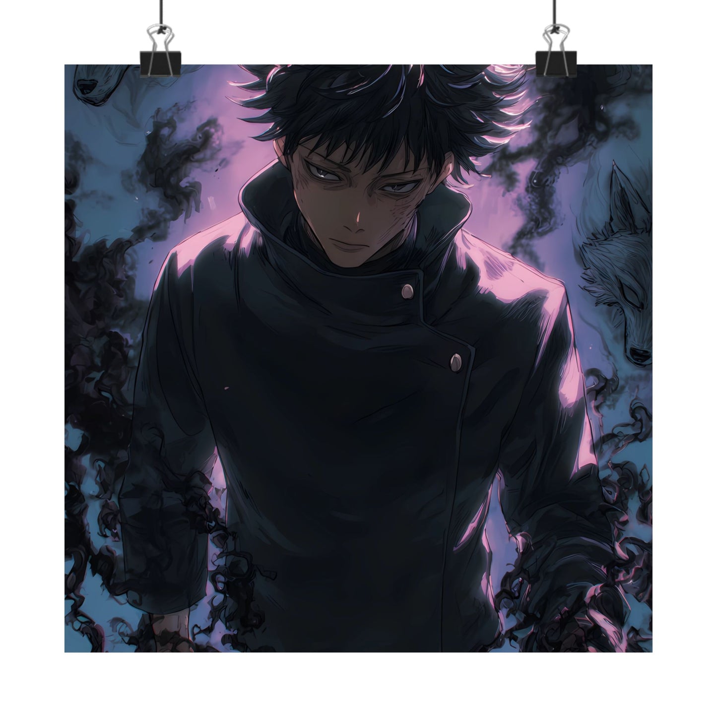 Megumi Fushiguro, Jujutsu Kaisen Anime Matte Vertical Poster Wall Art