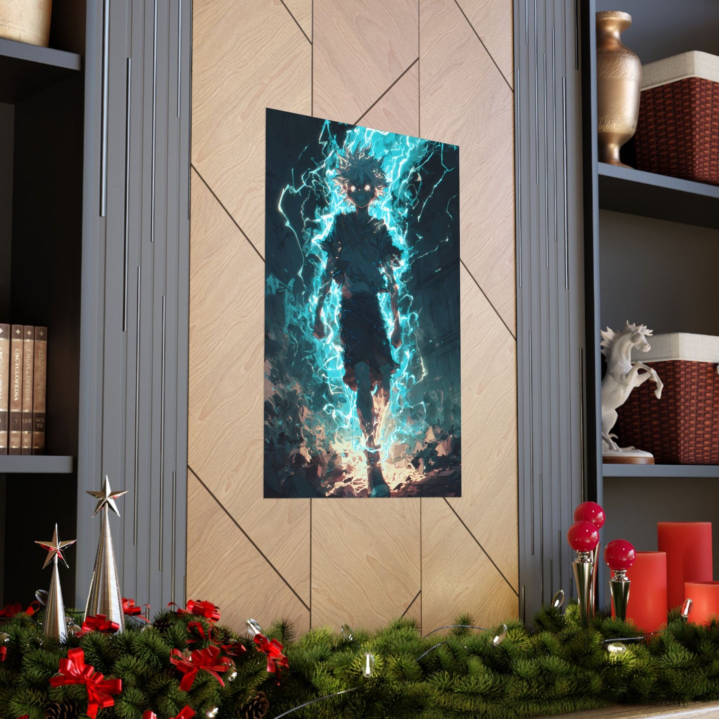 Killua Zoldyck Godspeed, Hunter X Hunter Anime Matte Vertical Poster Wall Art