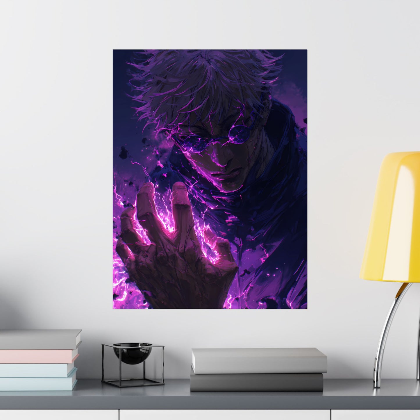 Gojo Satoru, Limitless Power Jujutsu Kaisen Anime Matte Vertical Poster Wall Art