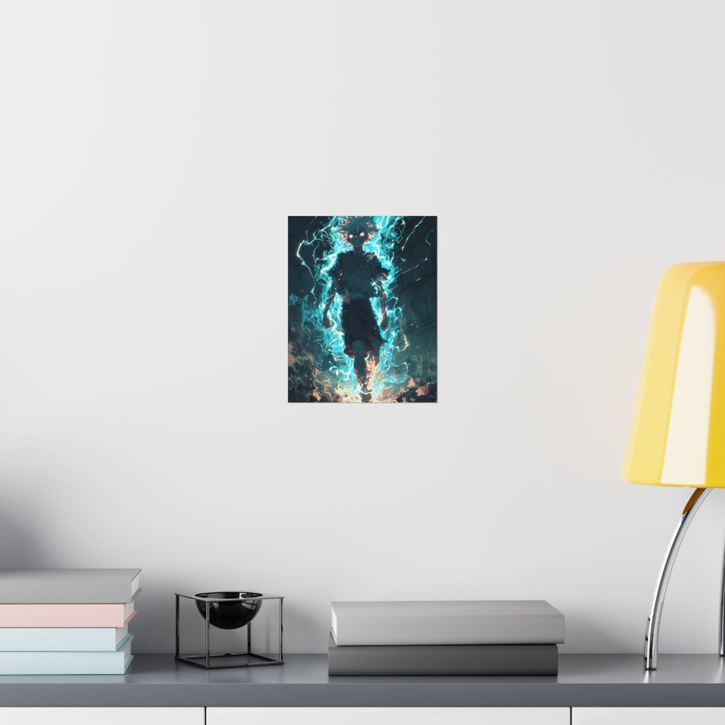 Killua Zoldyck Godspeed, Hunter X Hunter Anime Matte Vertical Poster Wall Art