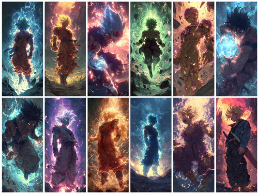 Dragon Ball Super, DBZ Anime Posters, Matte Vertical Poster Wall Art
