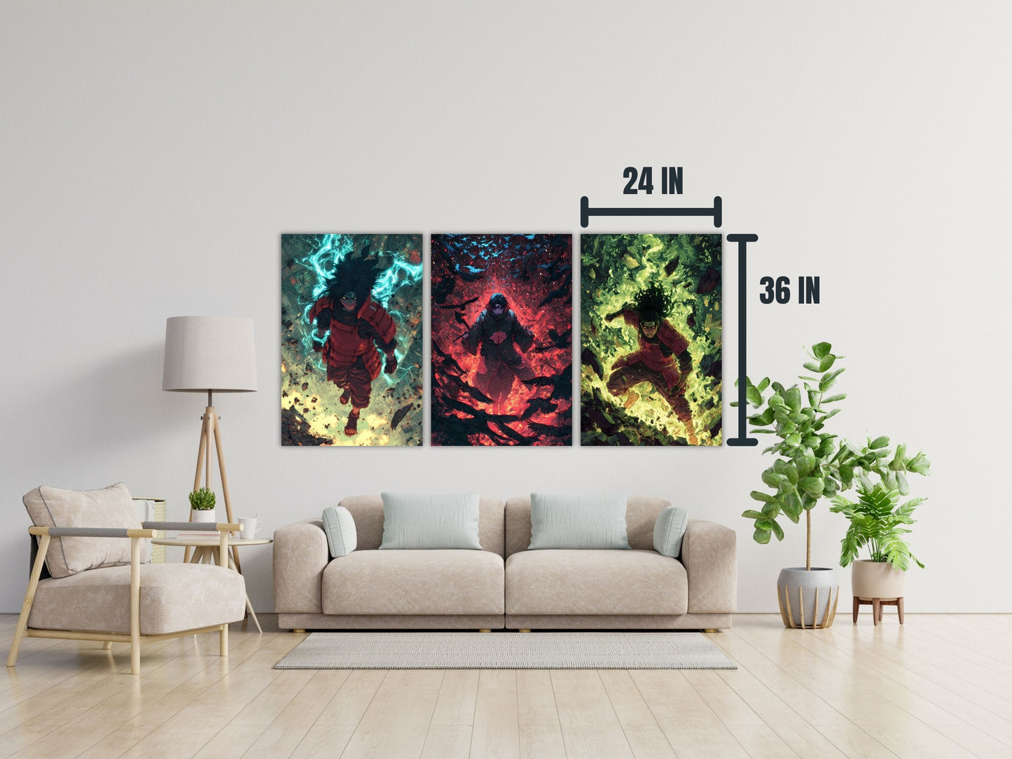 Naruto Shippuden Anime Posters, Matte Vertical Poster Wall Art