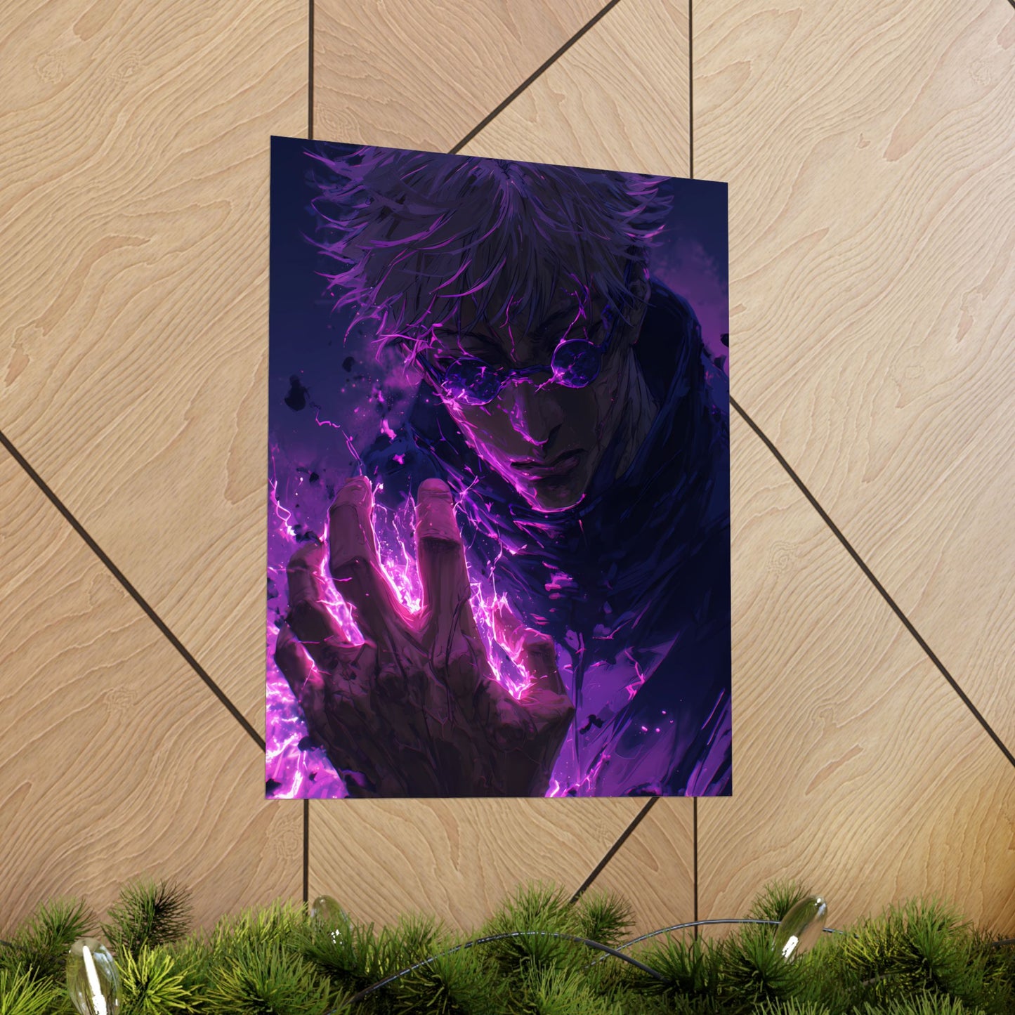 Gojo Satoru, Limitless Power Jujutsu Kaisen Anime Matte Vertical Poster Wall Art