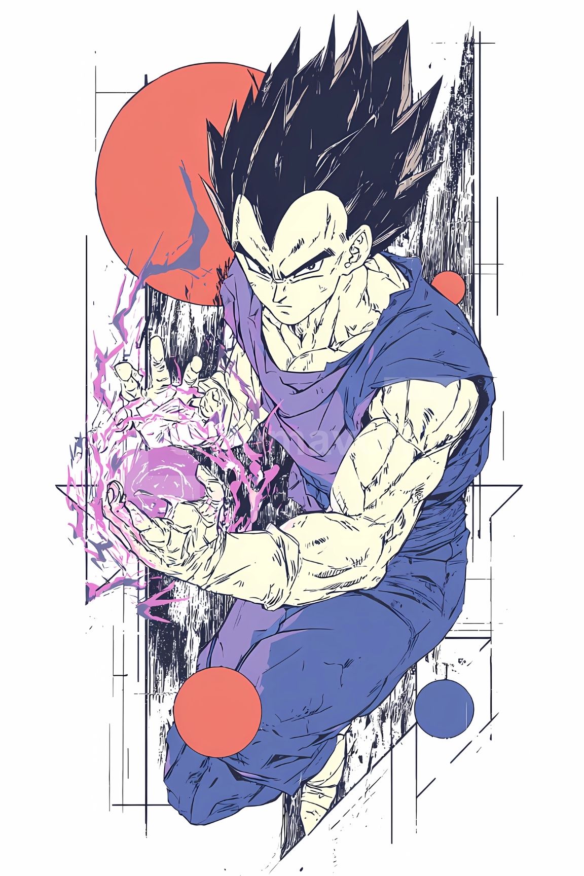 Dragon Ball Anime Posters, Matte Vertical Poster Wall Art 24 in x 36 in