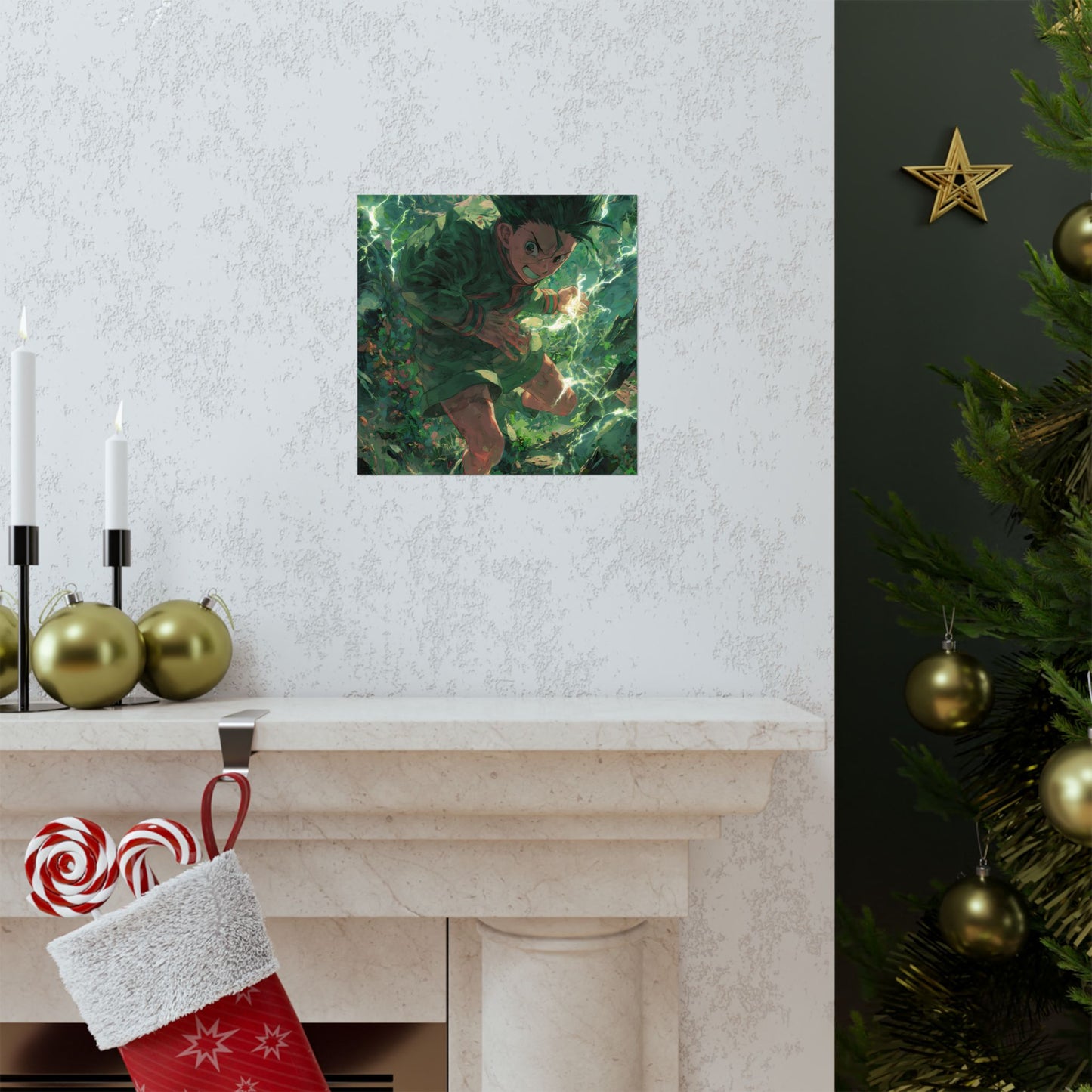 Gon Freecss, Hunter X Hunter Anime Matte Vertical Poster Wall Art