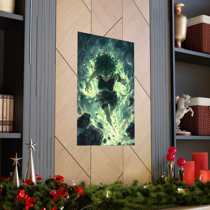 Tornado Of Terror Tatsumaki, One Punch Man Anime Matte Vertical Poster Wall Art
