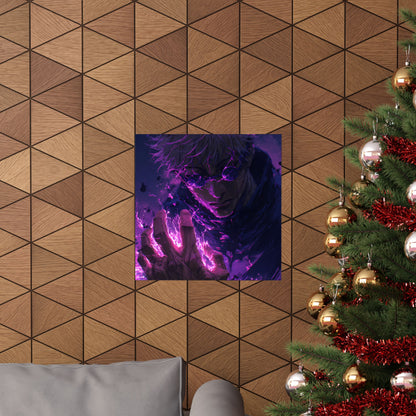 Gojo Satoru, Limitless Power Jujutsu Kaisen Anime Matte Vertical Poster Wall Art