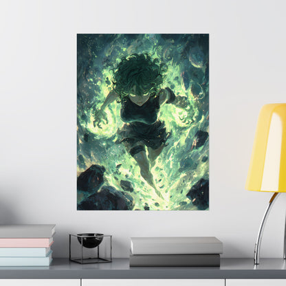 Tornado Of Terror Tatsumaki, One Punch Man Anime Matte Vertical Poster Wall Art