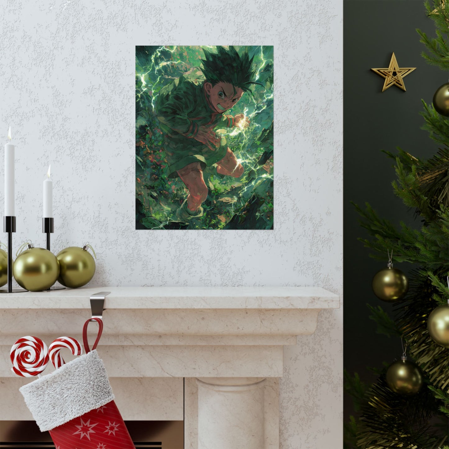 Gon Freecss, Hunter X Hunter Anime Matte Vertical Poster Wall Art