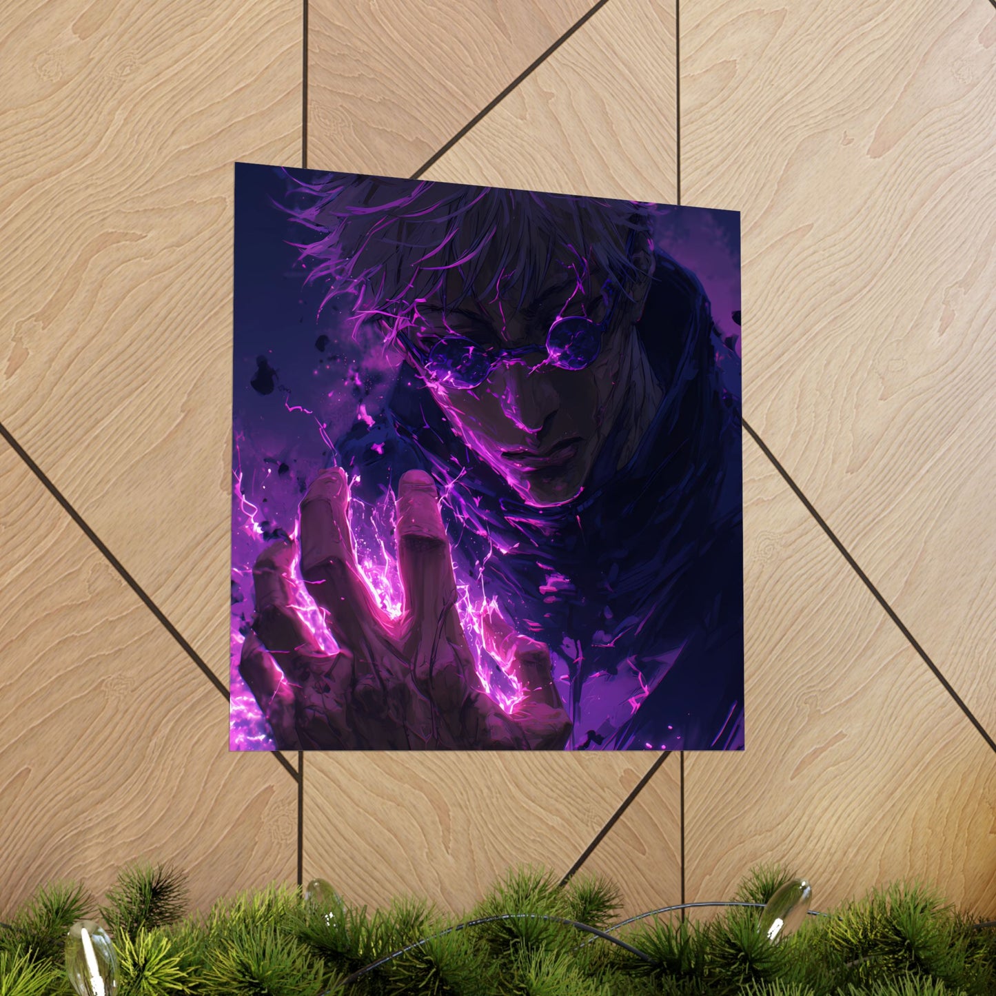 Gojo Satoru, Limitless Power Jujutsu Kaisen Anime Matte Vertical Poster Wall Art