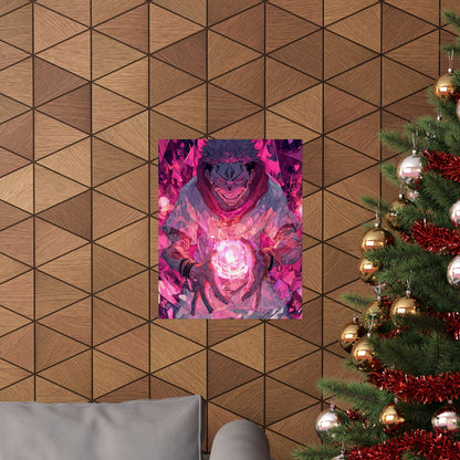 Ryomen Sukuna, Jujutsu Kaisen Anime Matte Vertical Poster Wall Art