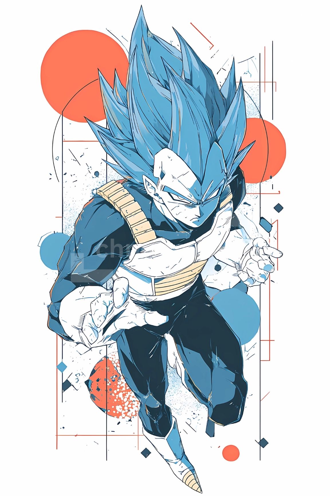 Dragon Ball Anime Posters, Matte Vertical Poster Wall Art 24 in x 36 in