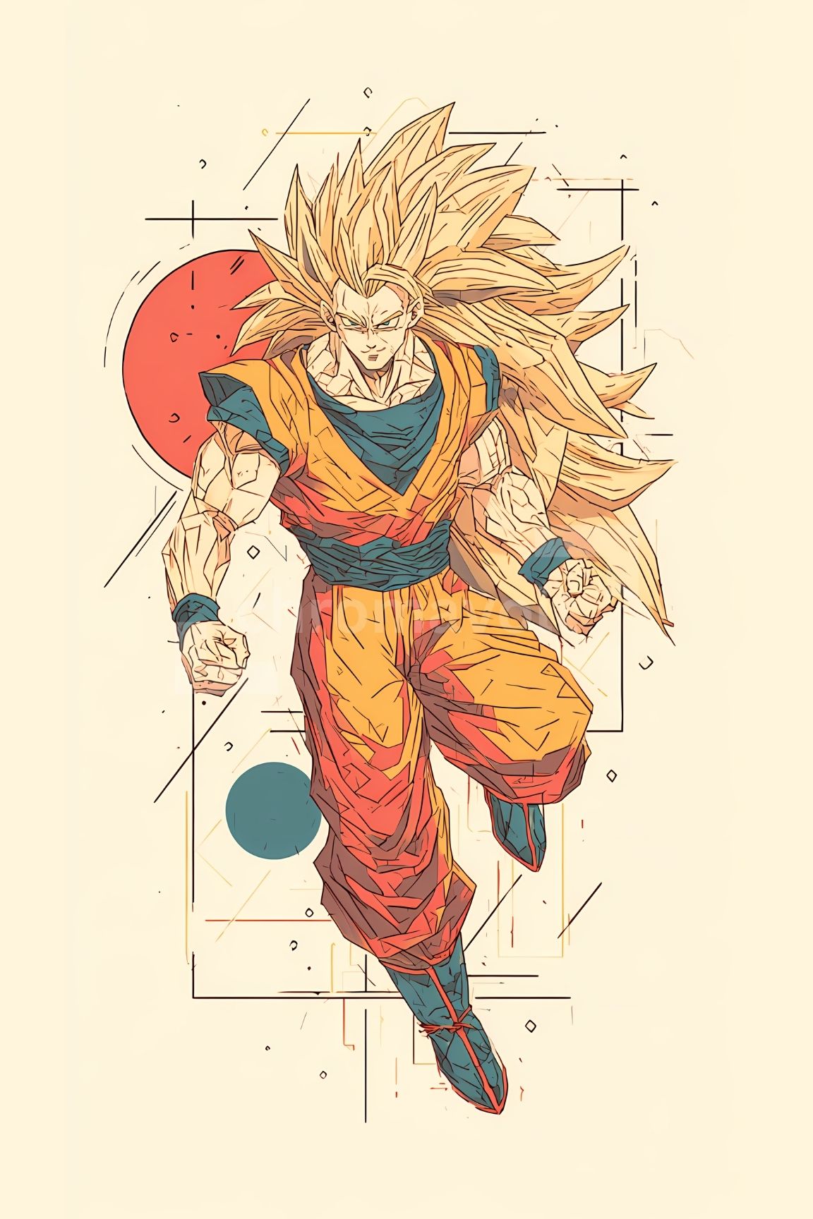 Dragon Ball Anime Posters, Matte Vertical Poster Wall Art 24 in x 36 in