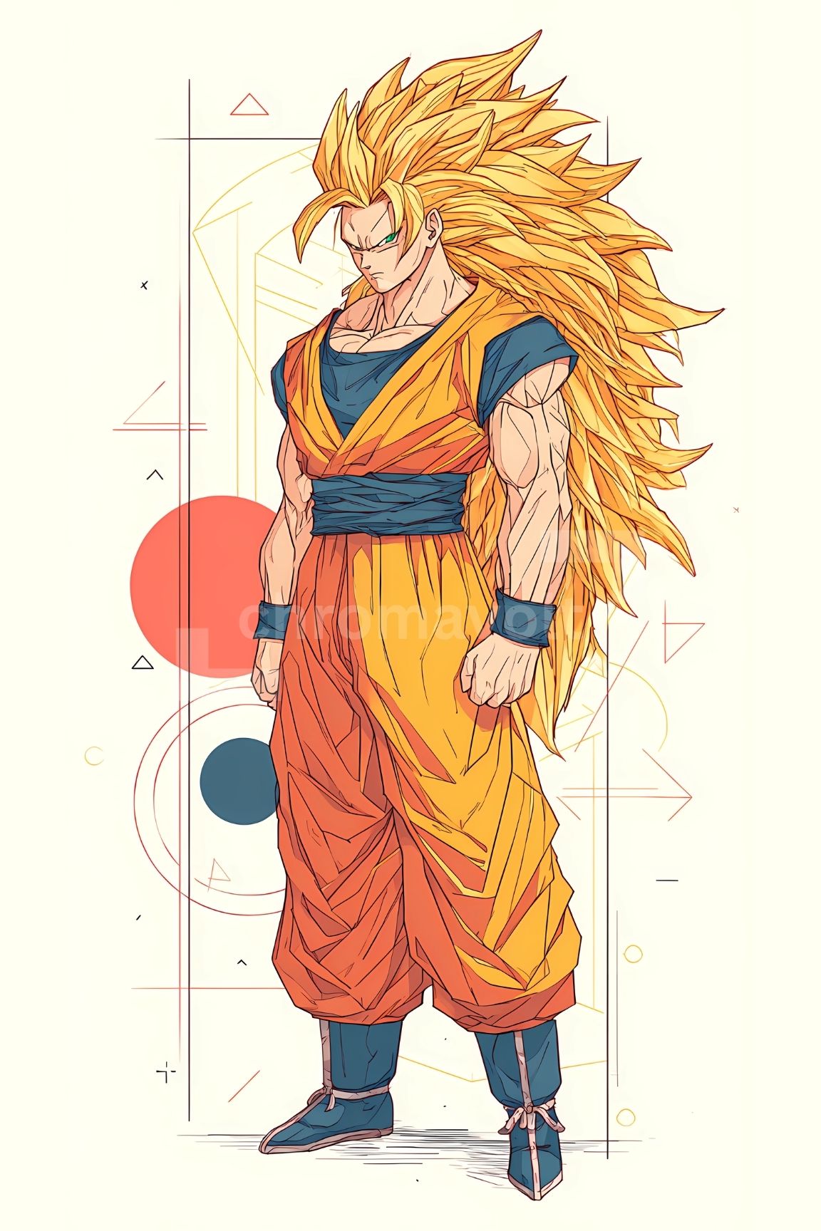 Dragon Ball Anime Posters, Matte Vertical Poster Wall Art 24 in x 36 in