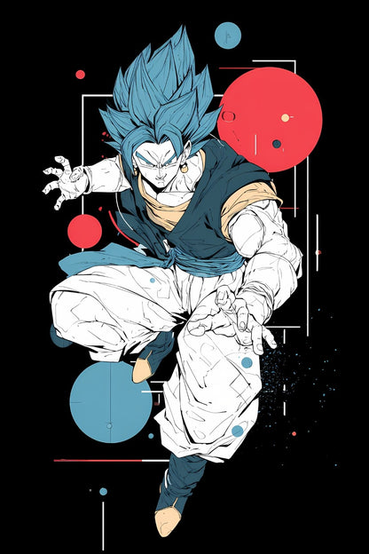 Dragon Ball Anime Posters, Matte Vertical Poster Wall Art 24 in x 36 in
