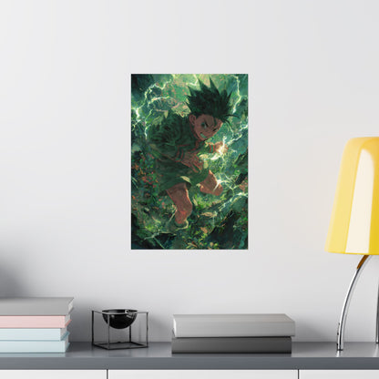 Gon Freecss, Hunter X Hunter Anime Matte Vertical Poster Wall Art
